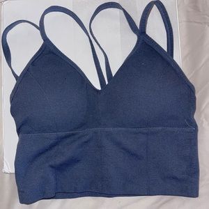 PADDED BLUE BRALETTE
